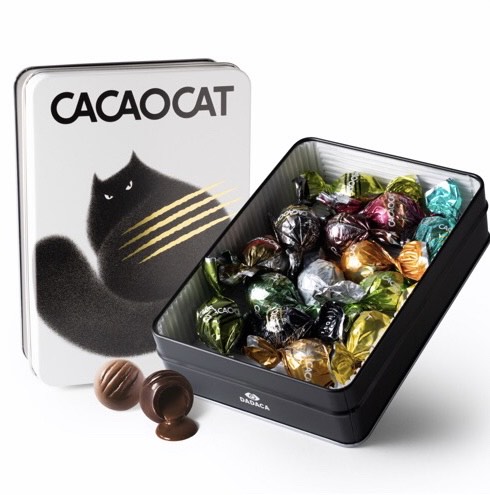 CACAOCAT 缶 ミックス 14個入り　WHITE